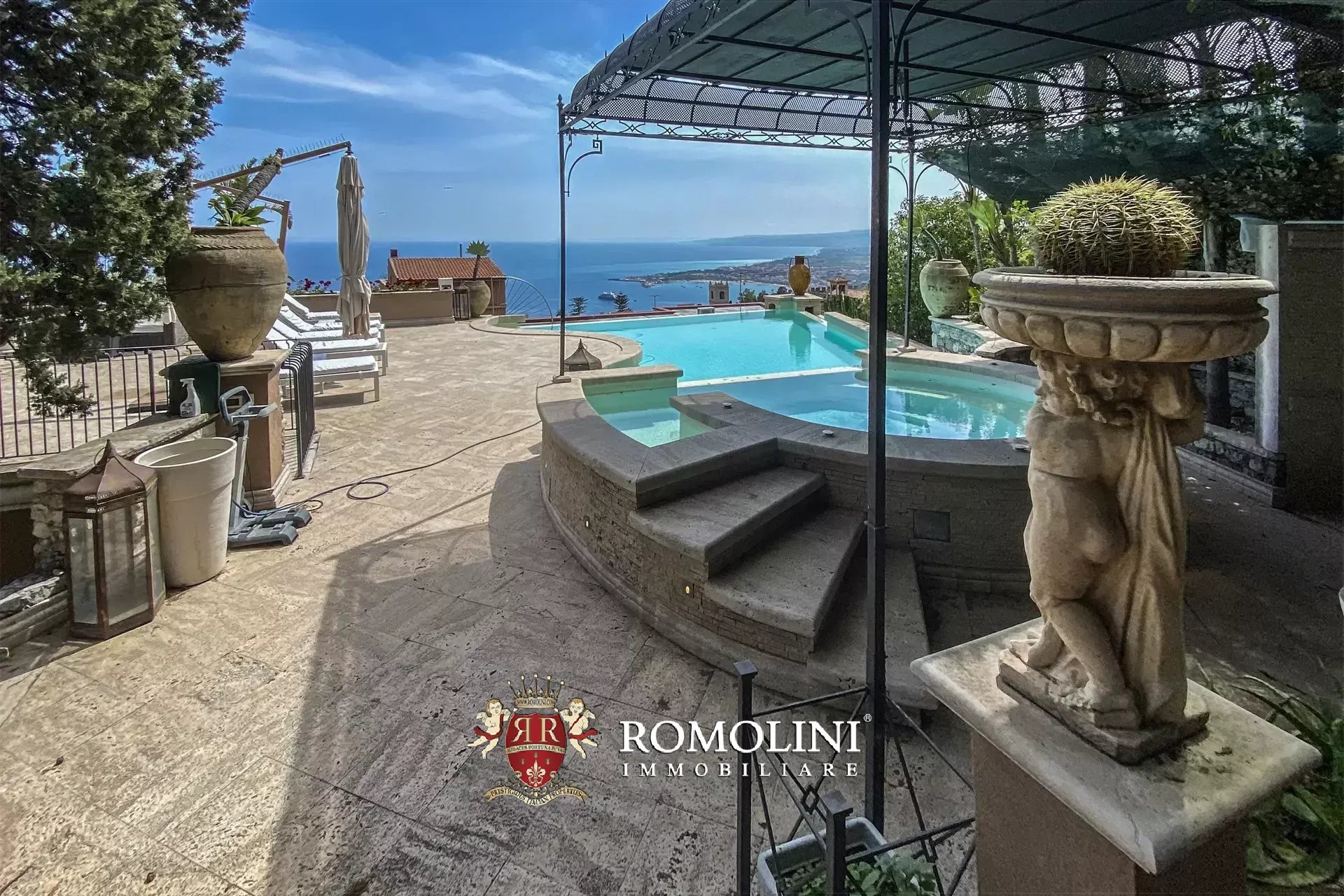 LUXURY SEA VIEW VILLA WITH POOL FOR SALE IN TAORMINA, SICILY