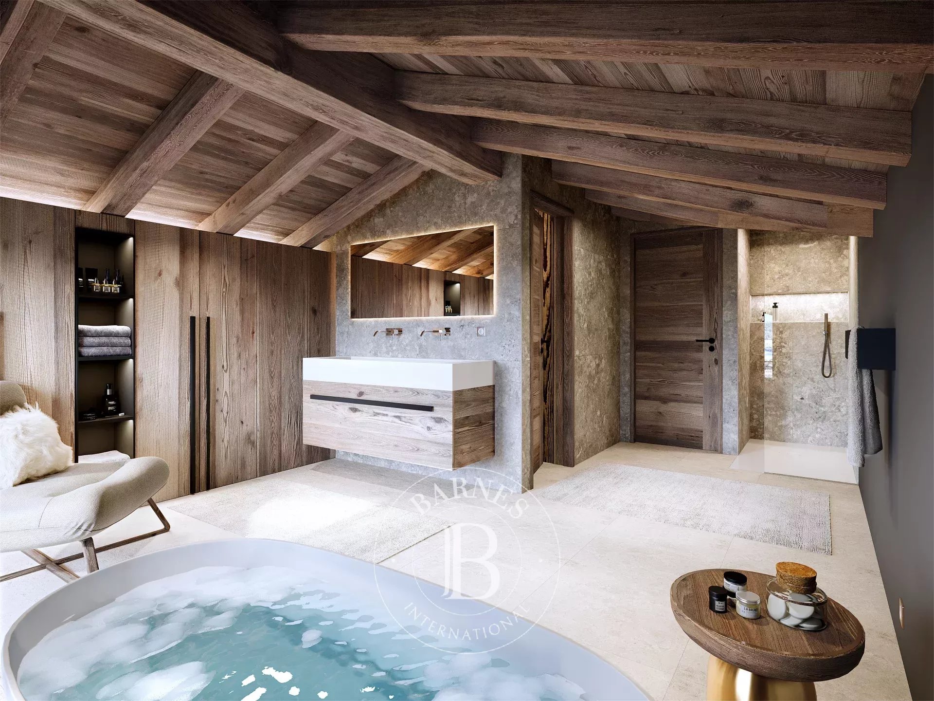 BARNES CHAMONIX - CHALET D'EXCEPTION - VUE IMPRENABLE SUR LE MONT-BLANC - 5 CHAMBRES - LUXE - VEFA