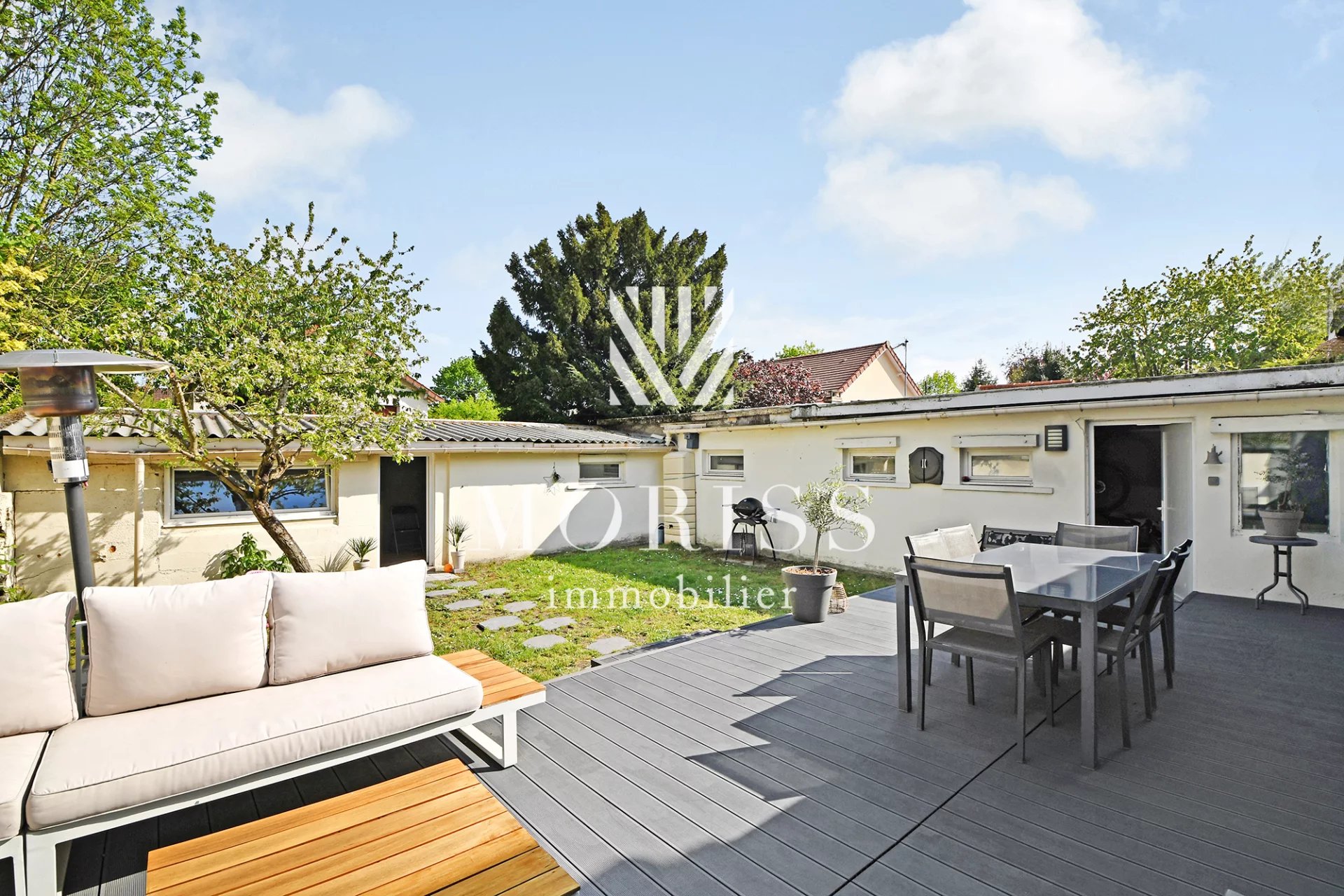 LE PLESSIS BOUCHARD - MAISON 6 PIÈCES JARDIN TERRASSE - Image Array