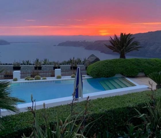 Villa située à Santorin, vue sur la Caldera