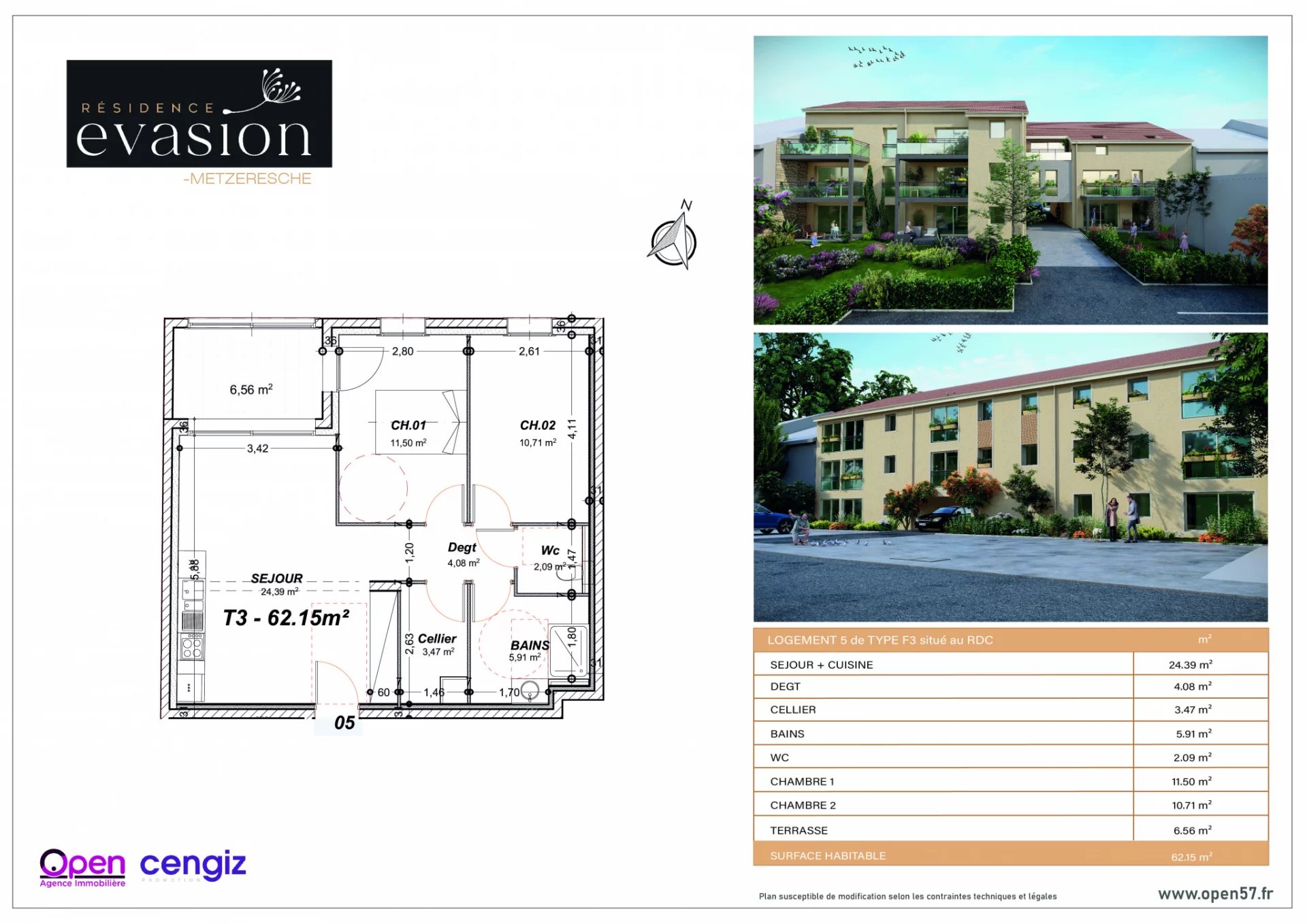 Vente Appartement Metzeresche