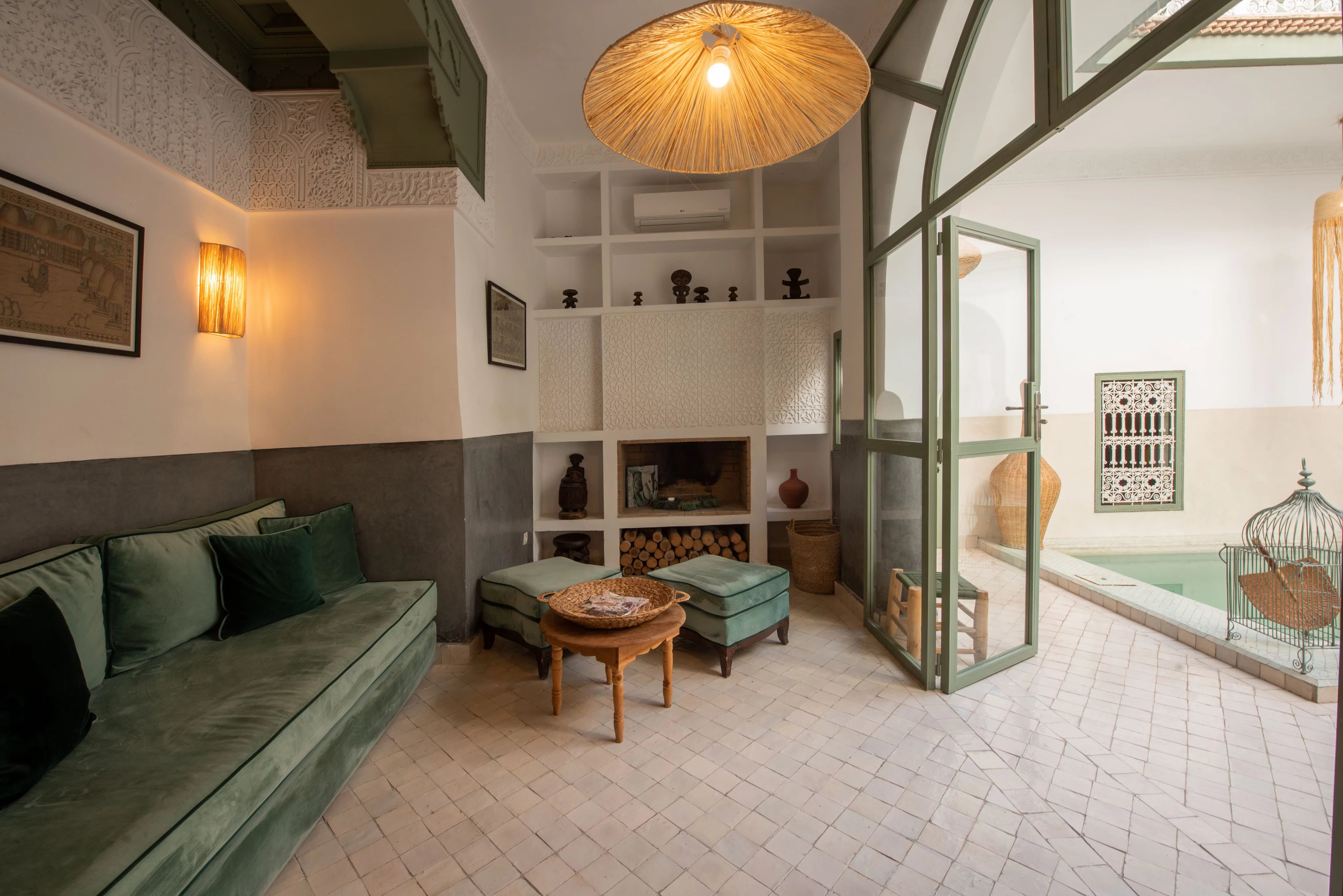 Ravissant Riad de 5 chambres avec bassin chauffé