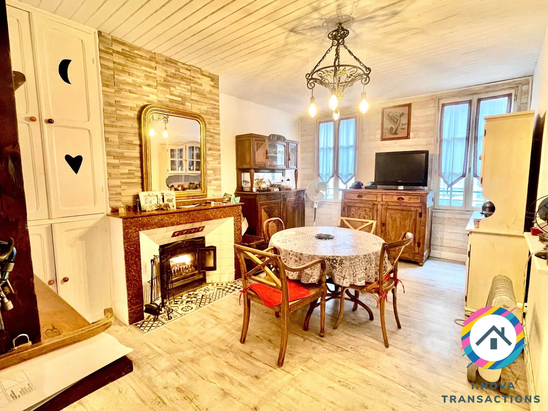 Maison Belpech avec garage et jardin non attenant