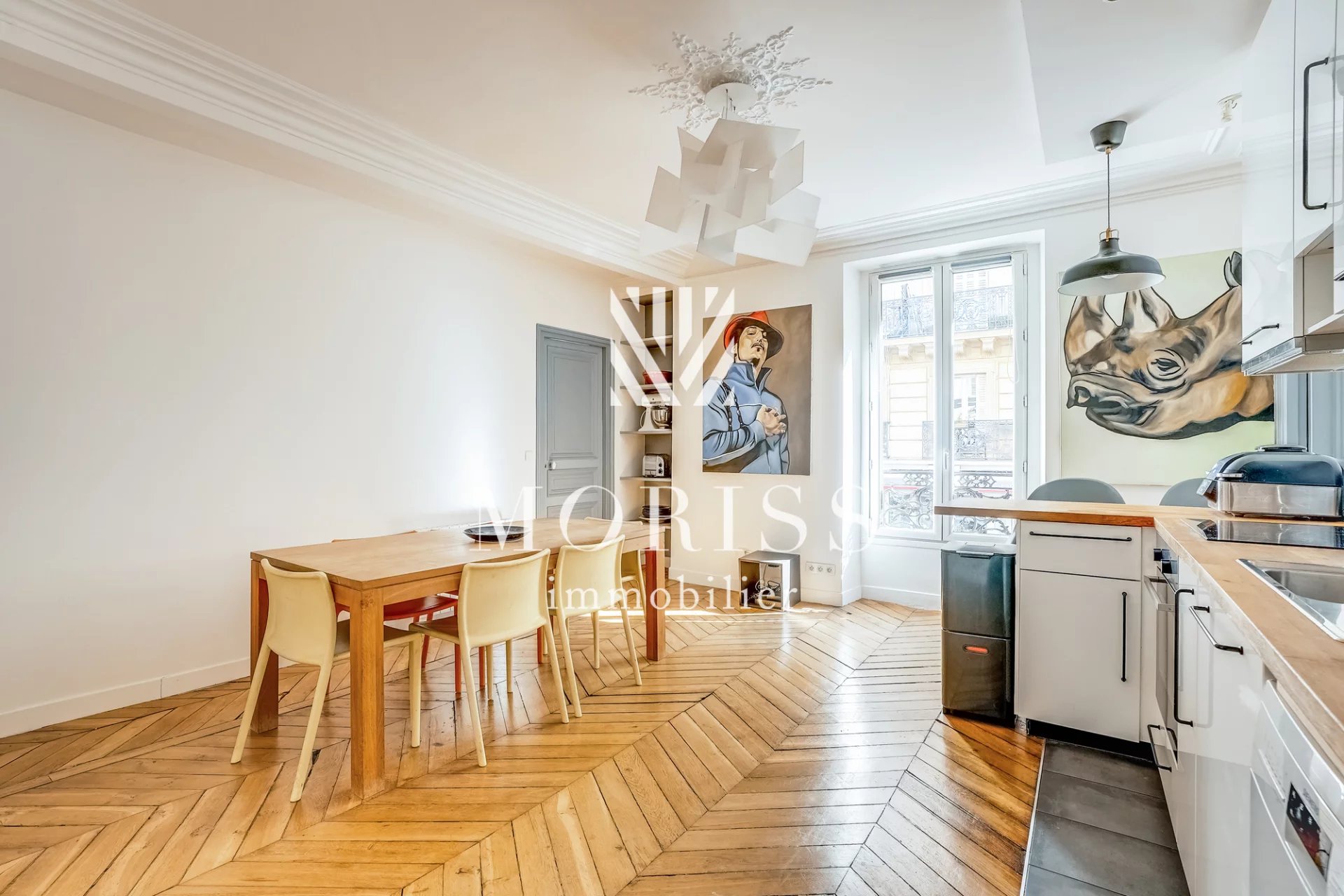 APPARTEMENT 3 PIECES -2 CHAMBRES / PARIS 17 - Image Array