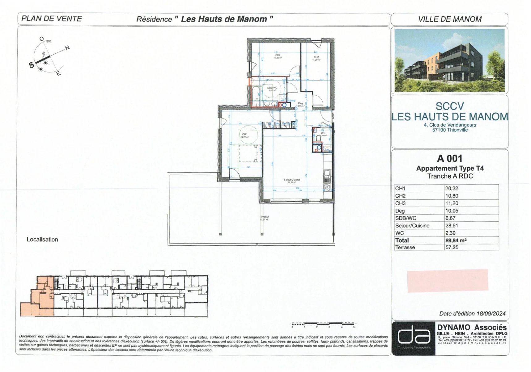 Vente Appartement Manom