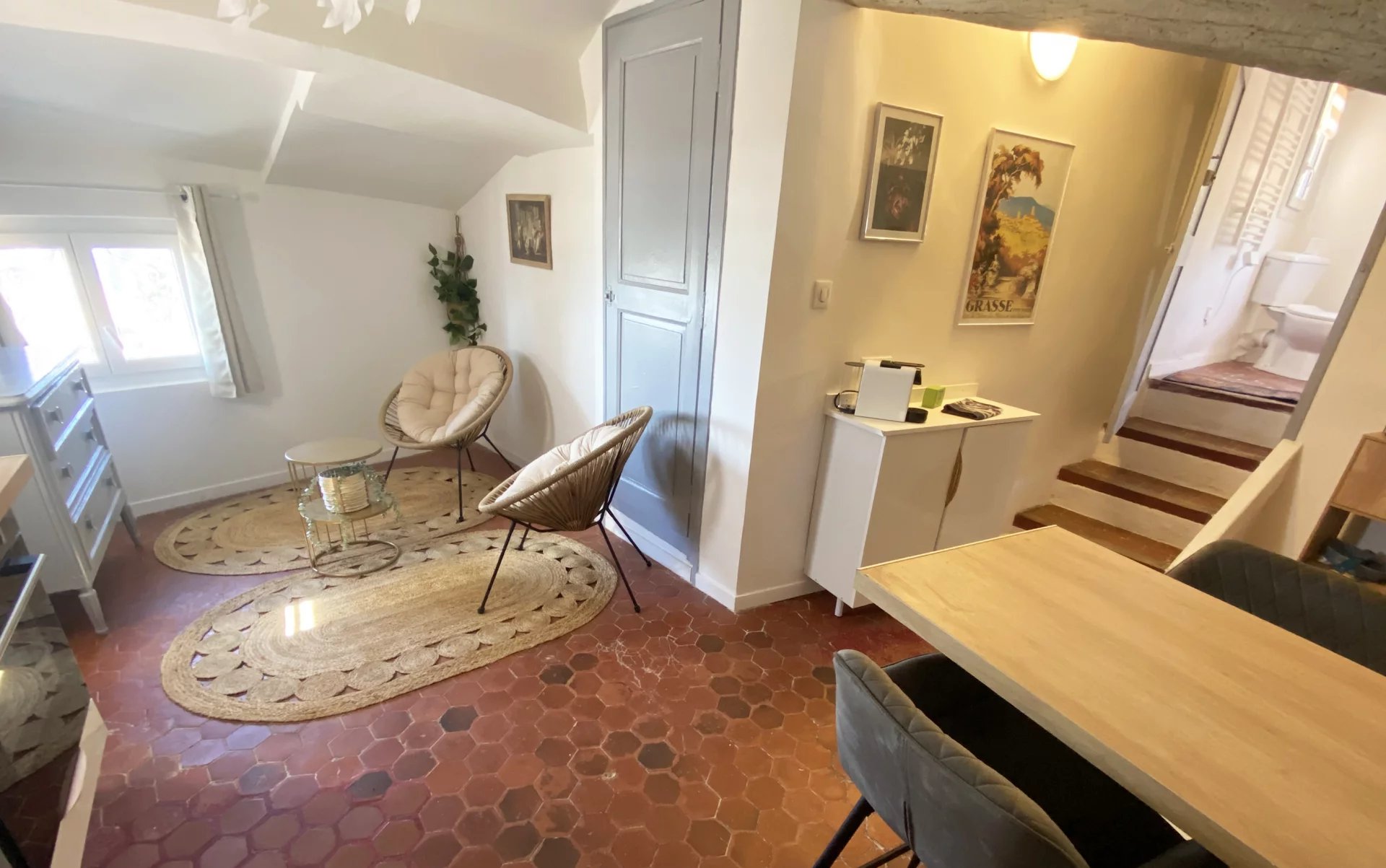 Appartement meublé 33 m² en duplex sous les toits