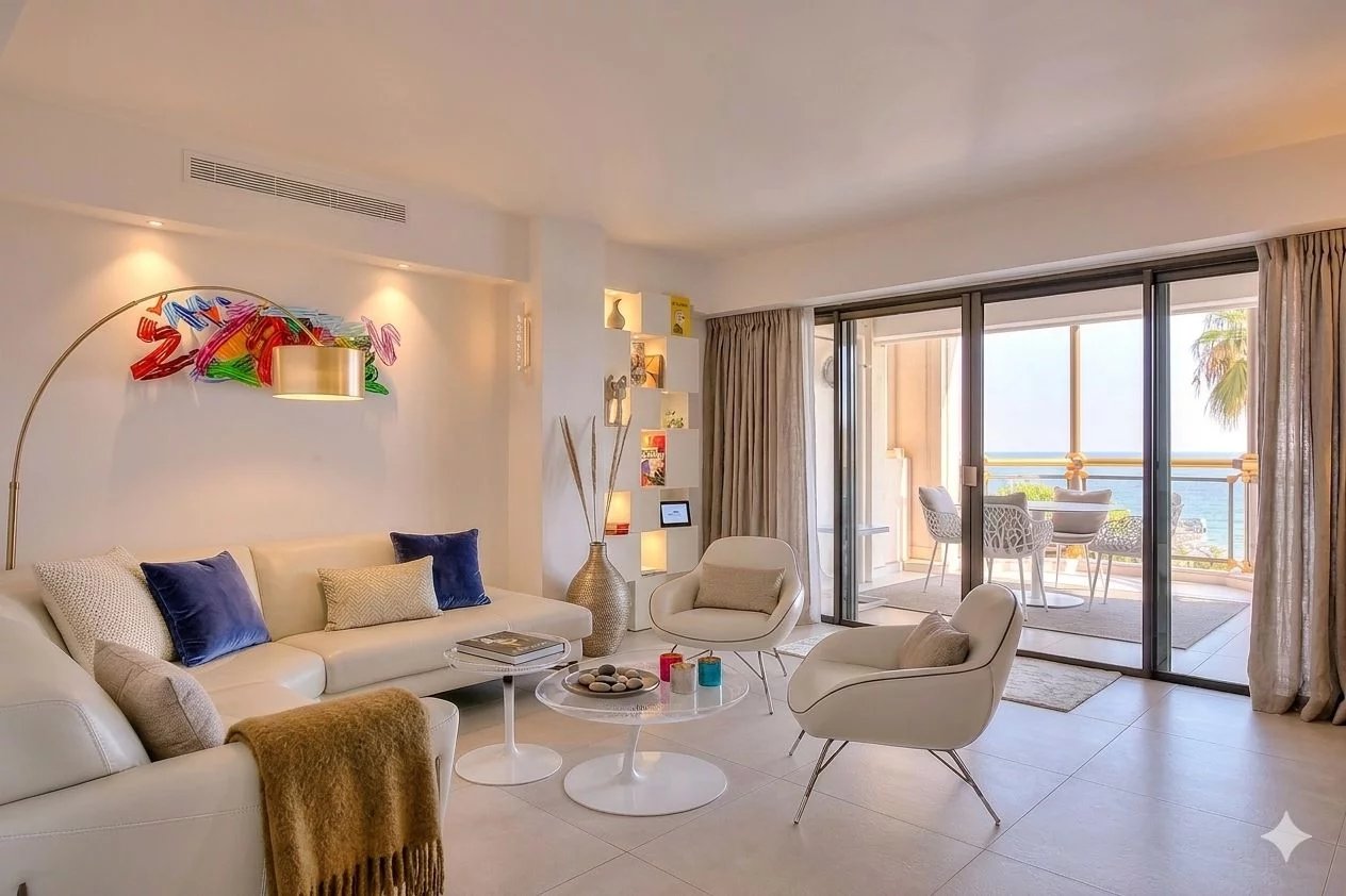 EXCLUSIVITÉ – CANNES CROISETTE – 4 PIÈCES AVEC VUE MER PANORAMIQUE