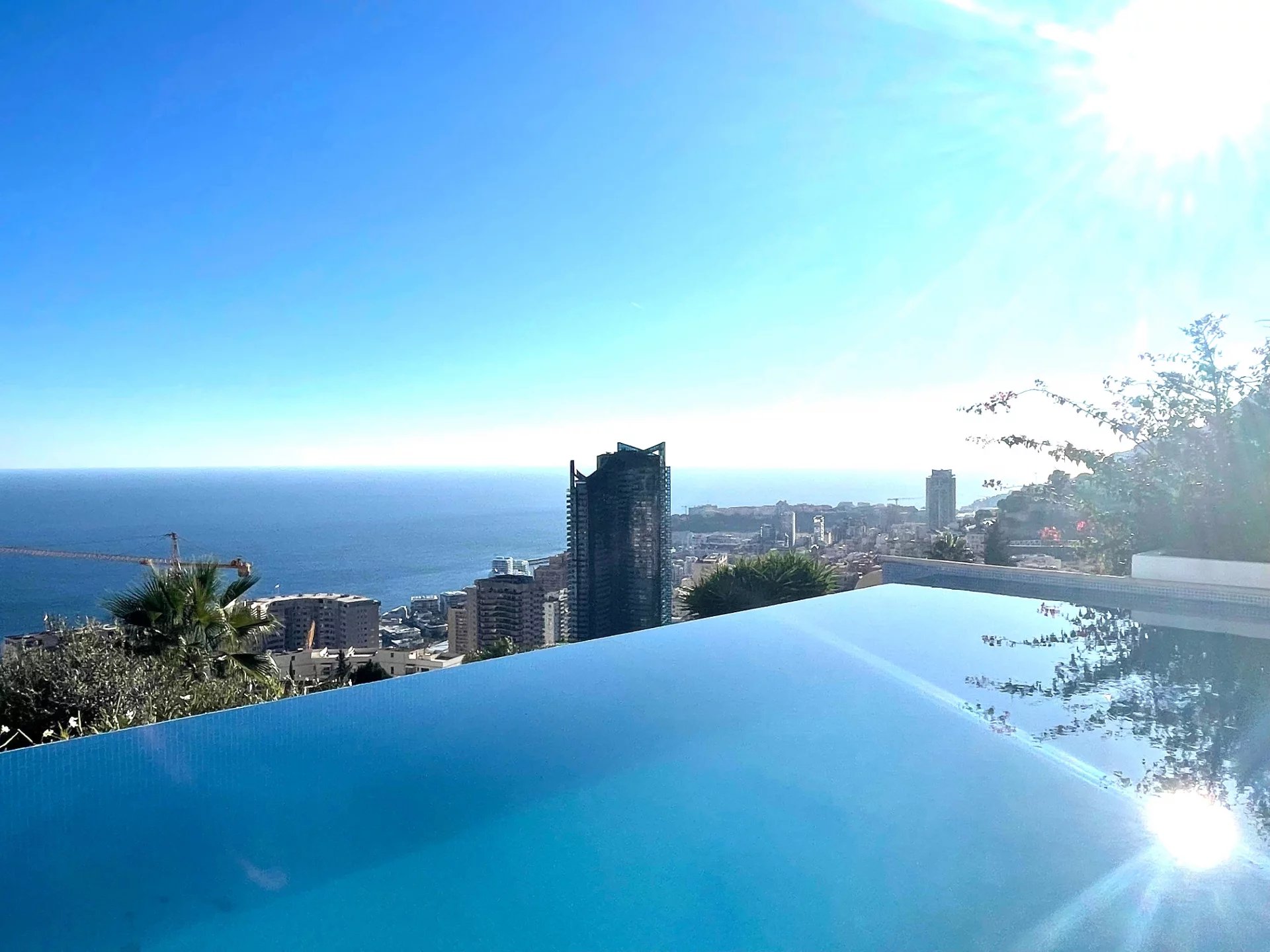 Beausoleil - Frontière Monaco - Villa vue panoramique mer & Monaco