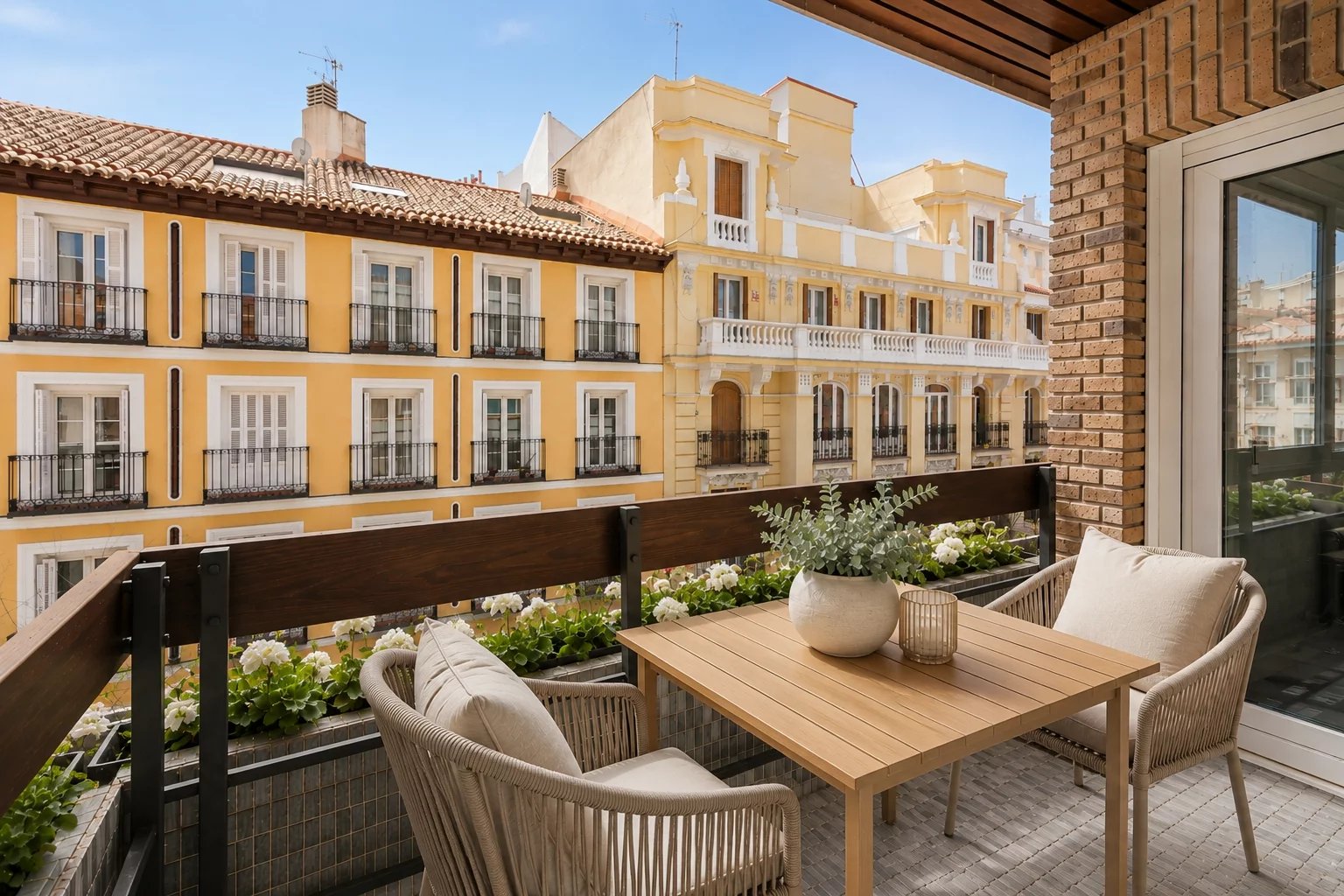 Exceptional home on prestigious Calle Villanueva with garage and south-facing balcony