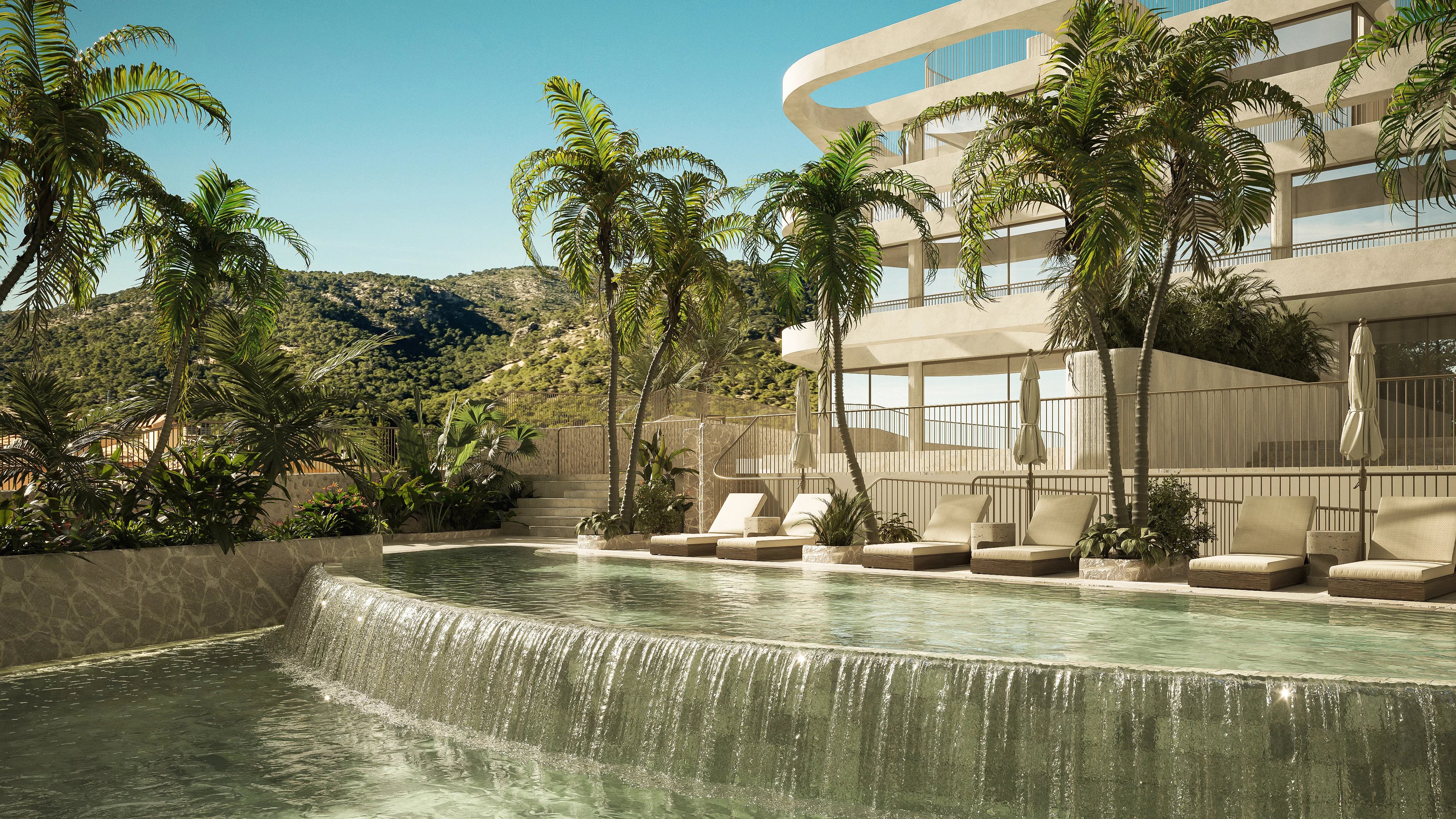 Penthouse haut de gamme avec vues sur la mer en construction