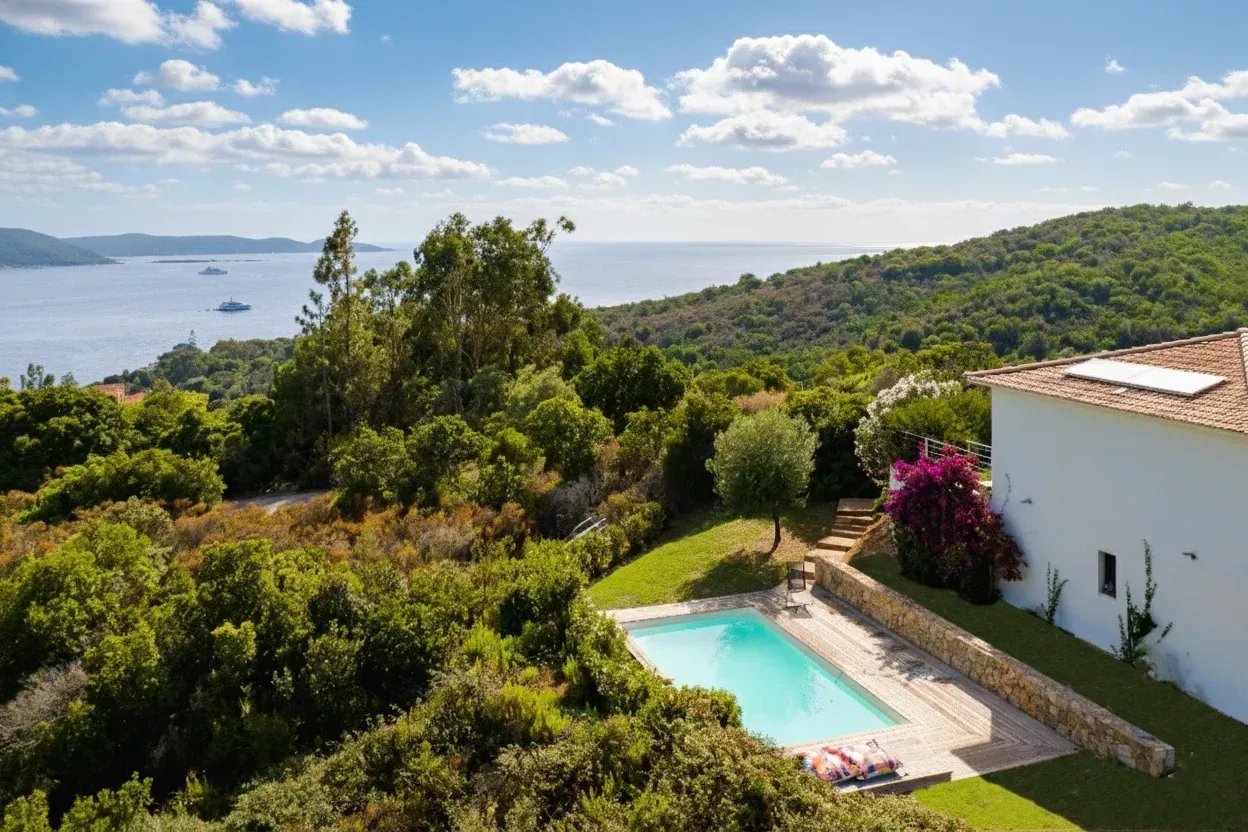 Villa NEVA- 4 chambres, piscine, vue mer