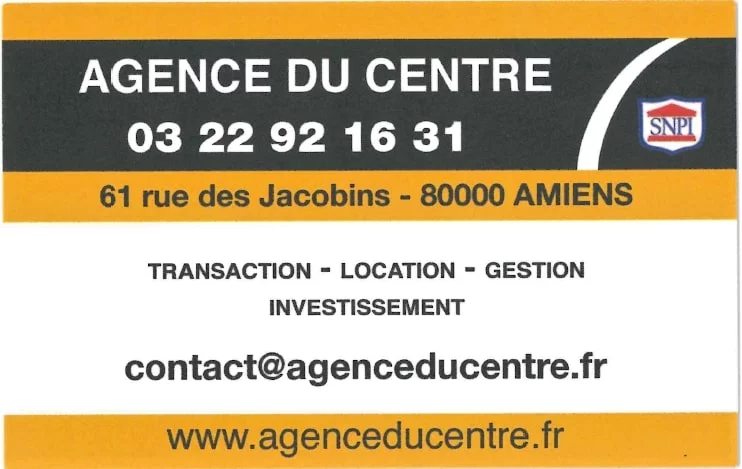AGENCE DU CENTRE