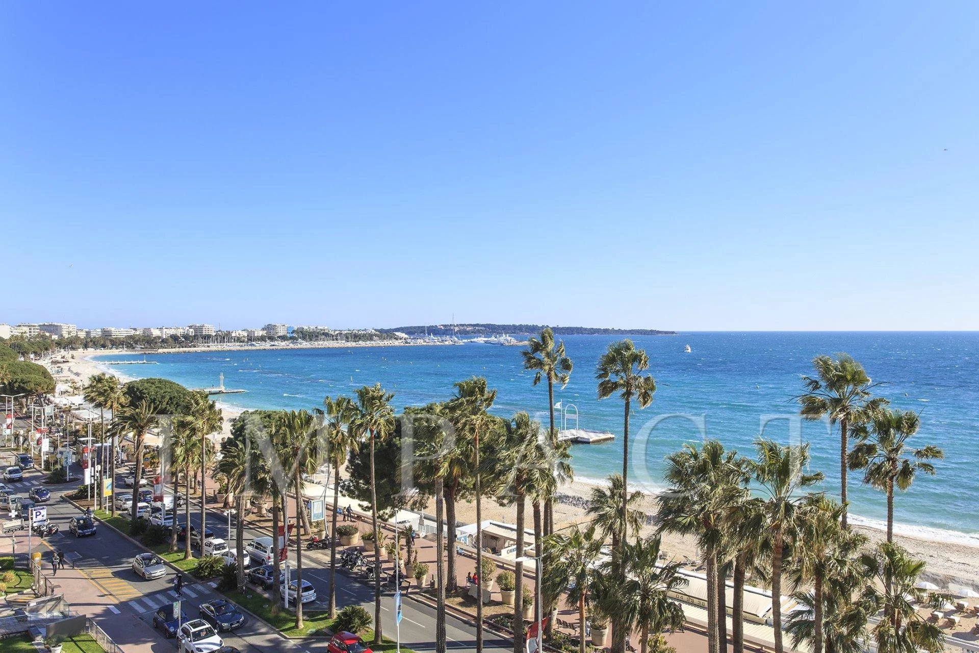 Cannes croisette apartment to rent sea view