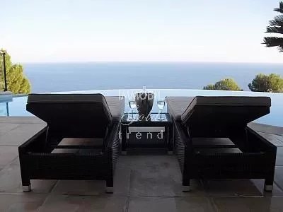Rent Modern Villa Eze sur Mer spectacular view