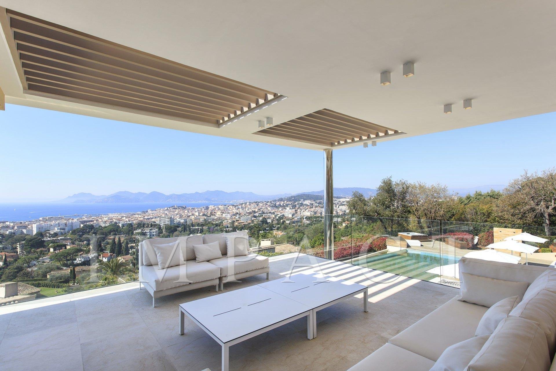 Magnifique villa contemporaine à louer à Cannes, Quartier Basse Californie