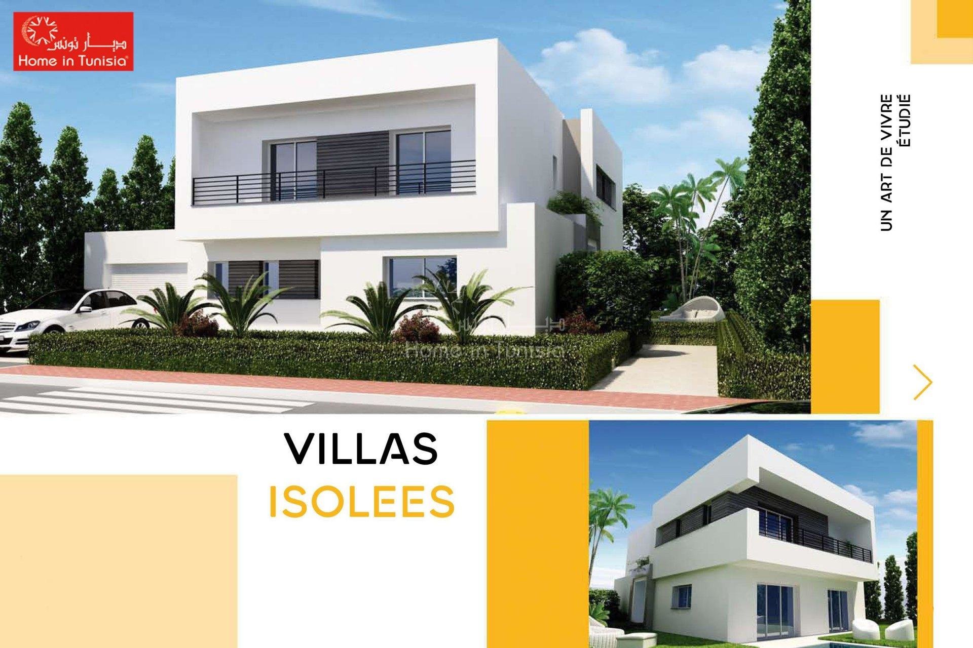 Villa golf isolée neuve de 345 m2 avec 4 chambres terrasse jardin piscine garage