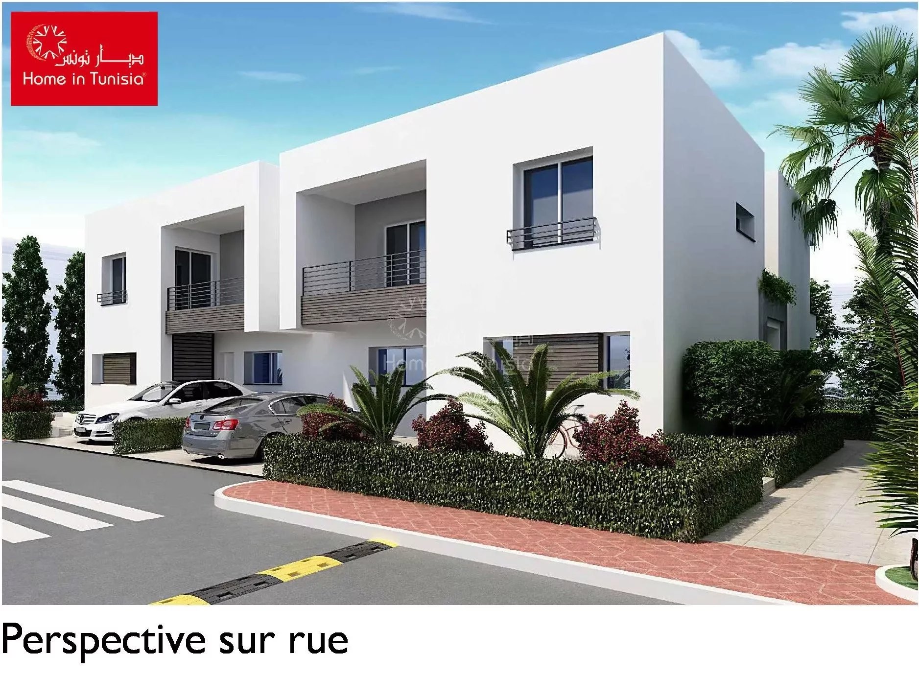 Tunis Bay residential golf villa Oceanos semi-detached 4 bedrooms terr