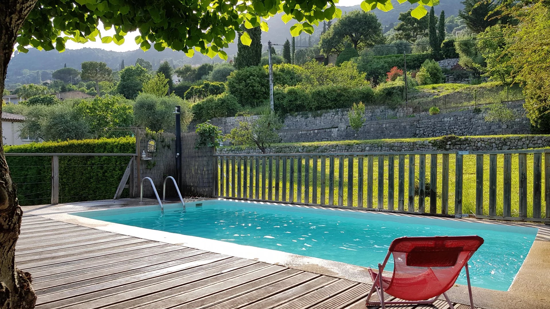 South of Grasse , furnished villa 4 bedrooms for rent with pool