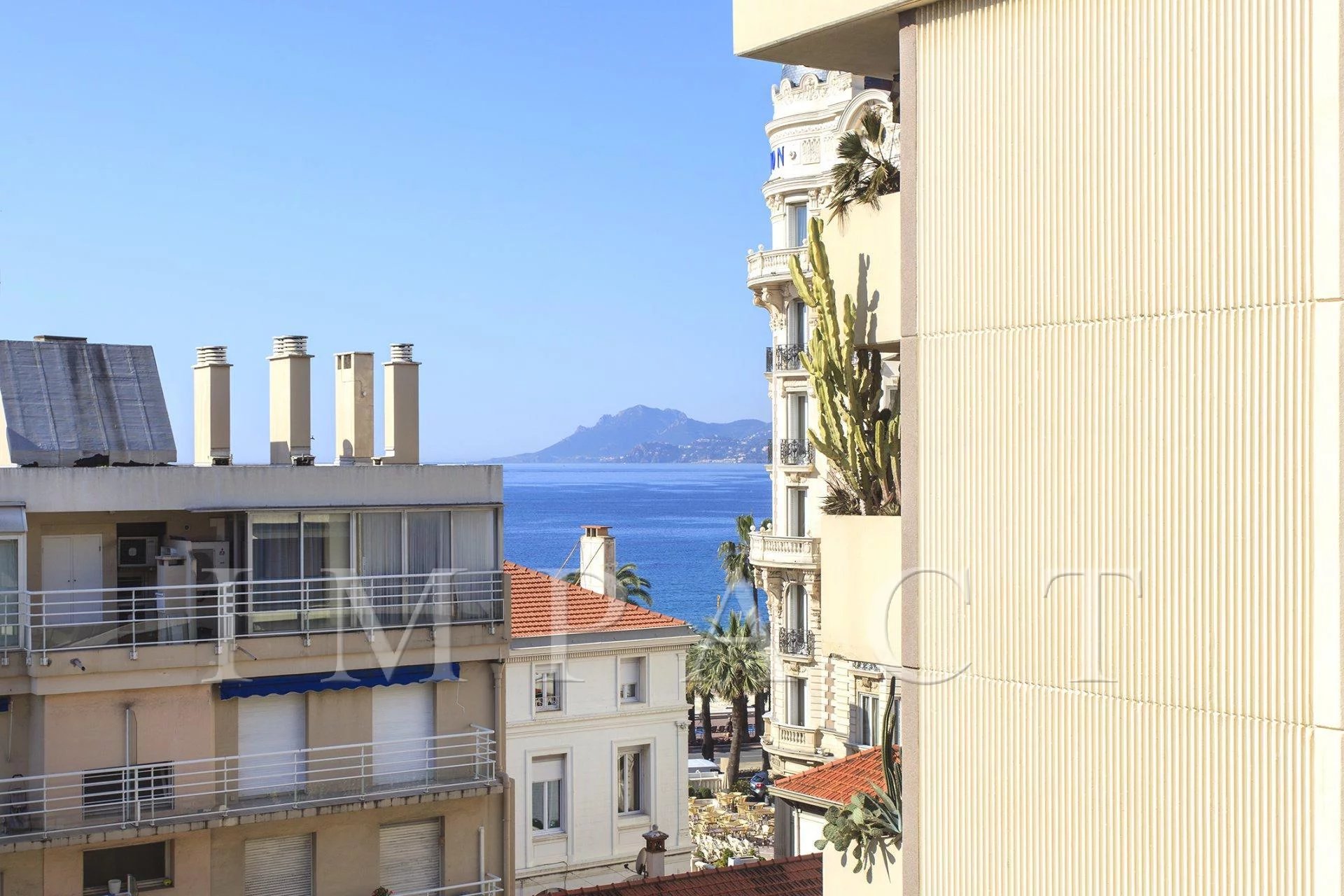 Cannes Center apartment for rent sea view