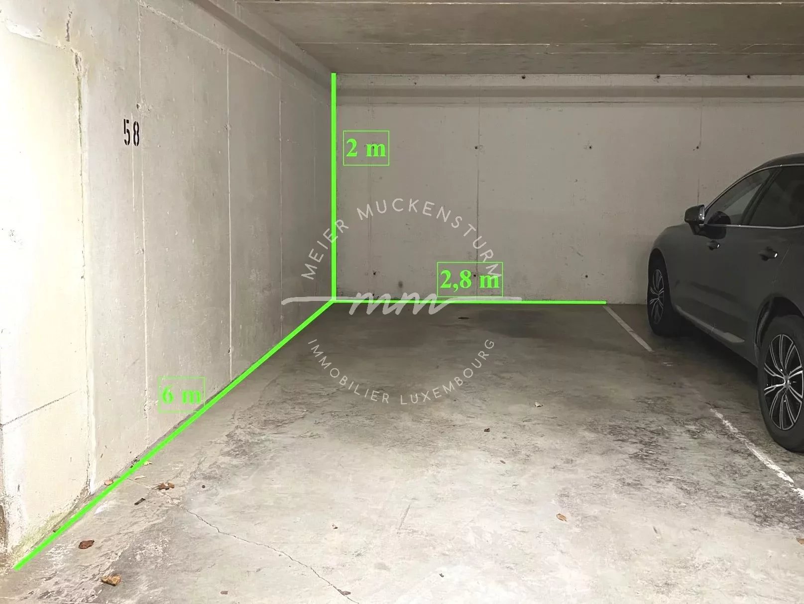 Parking for rent Luxembourg Kirchberg