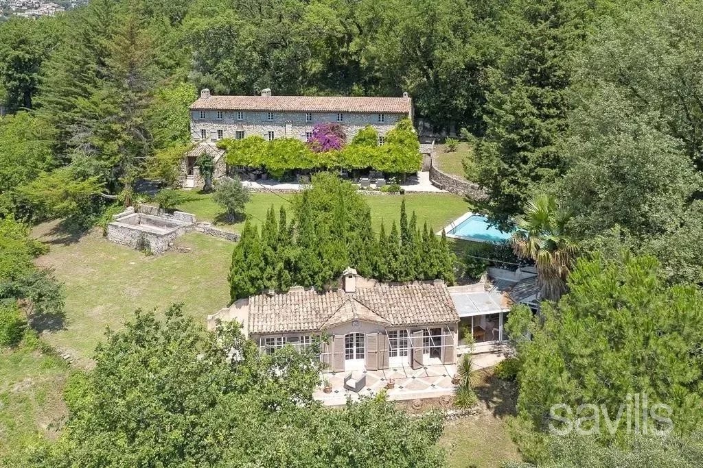 Magnificent Bergerie dating back to the 19th century, tastefully refurbished using high quality materials, set in grounds of 9,000 sq m. For sale via Savills Valbonne.