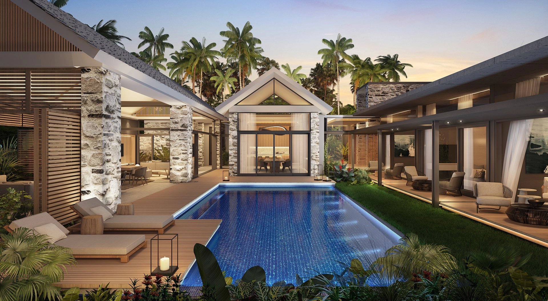 Luxurious and spacious villas by a world renowed architect