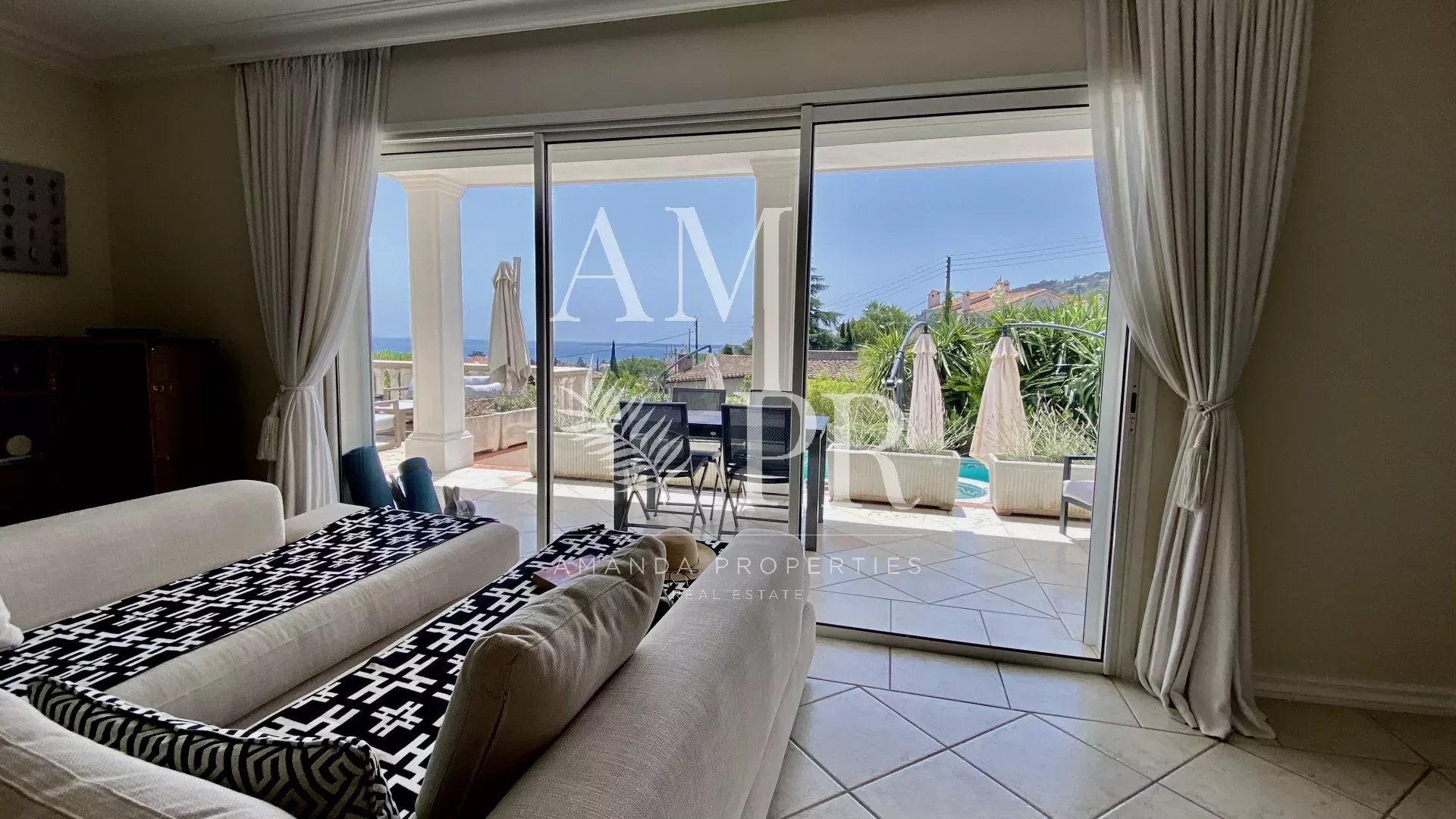Golfe Juan - Bright Family House - Sea view - 6 people