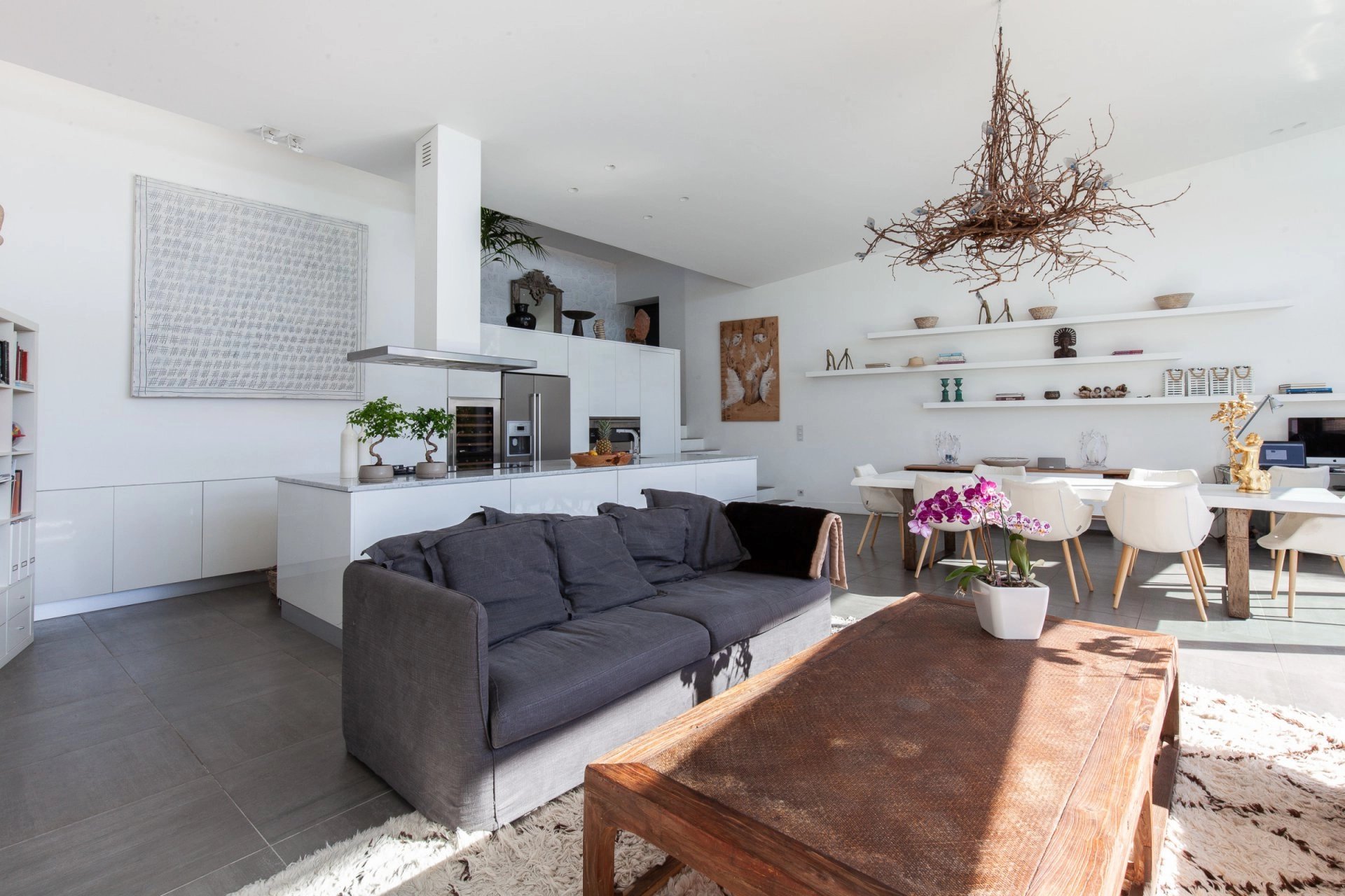 Living-room Tile Chandelier