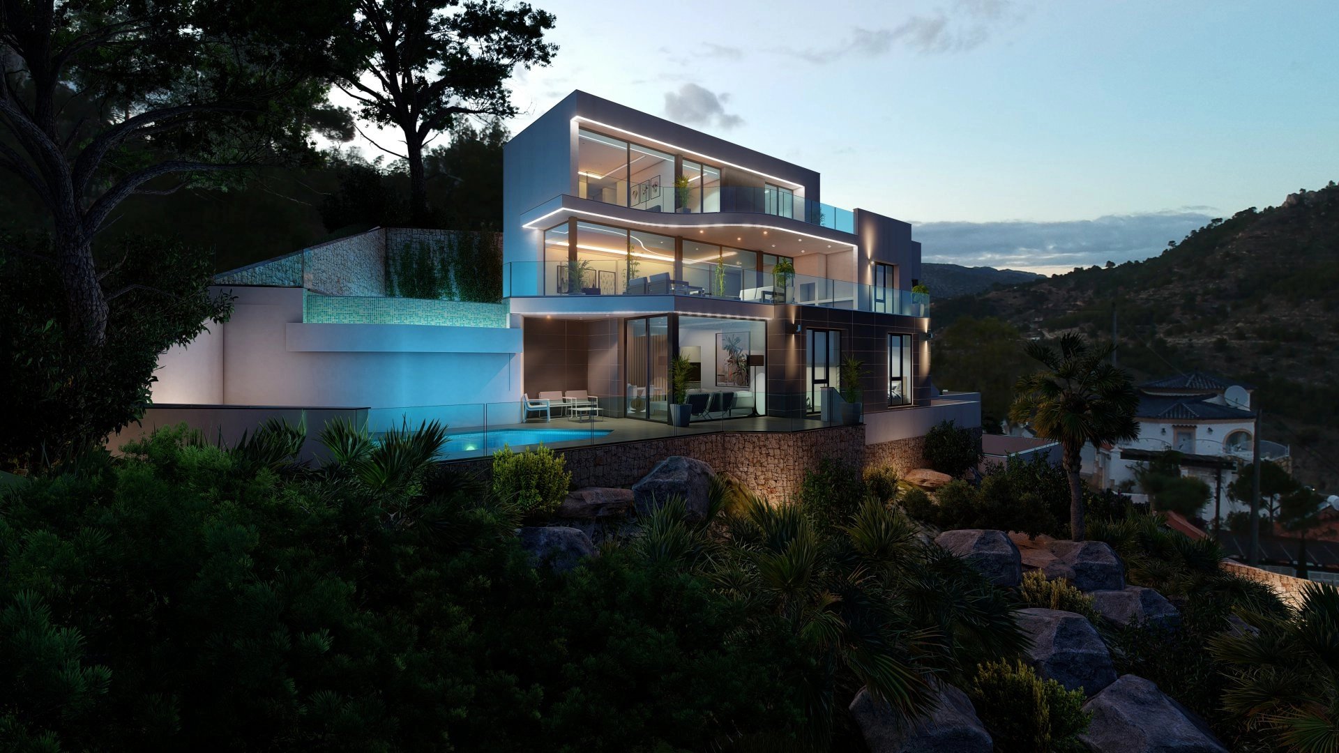 New built luxury villa in Calpe