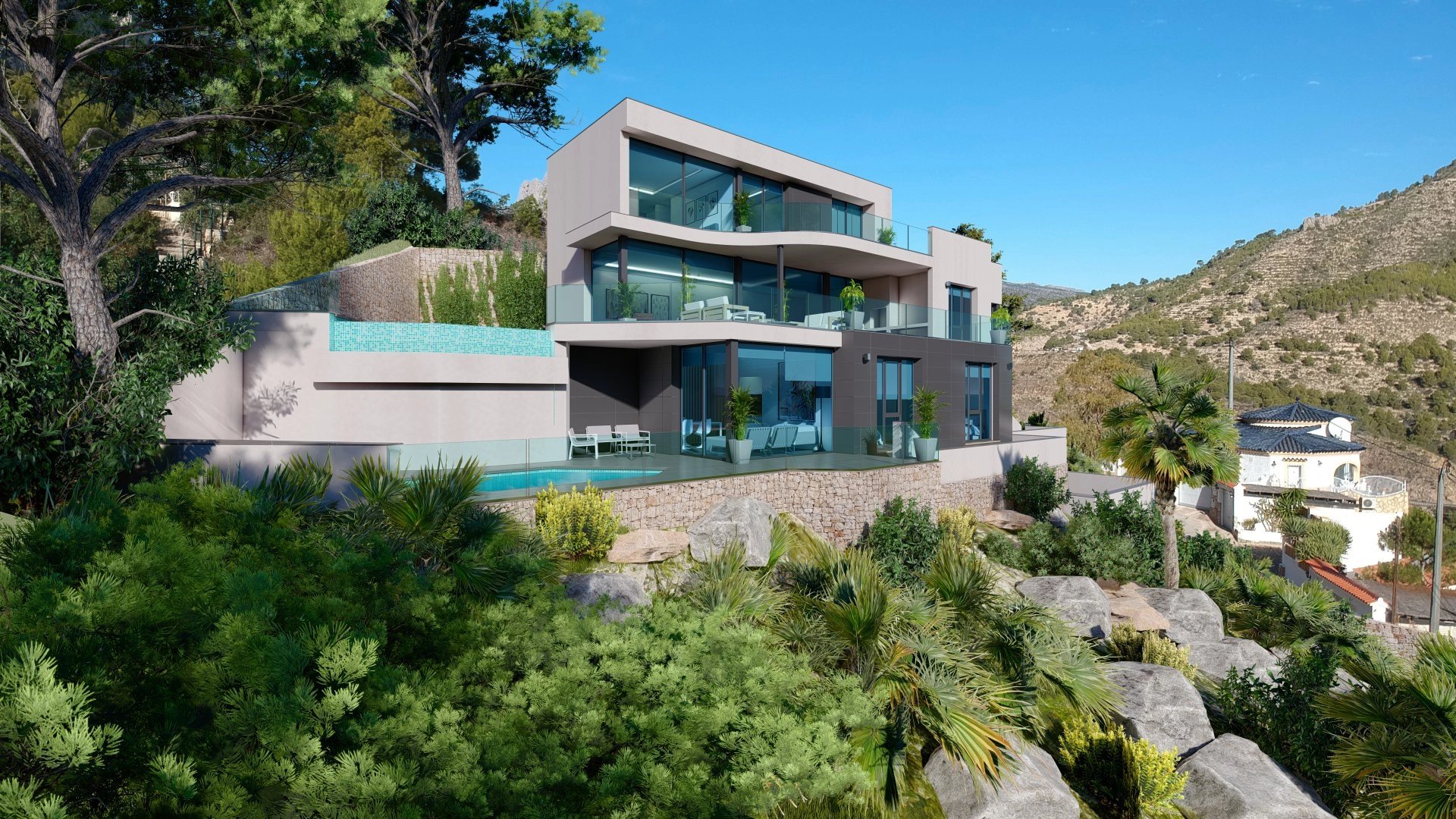 Nieuw gebouwde luxe villa in Calpe