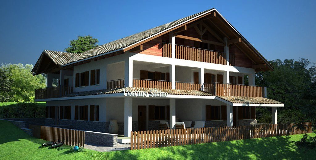 5 nybyggda lägenheter i den vackra byn Lorica i Sila-bergen. Lägenhet med 
1 sovrum från 75000€ och med 2 sovrum från 99000€.