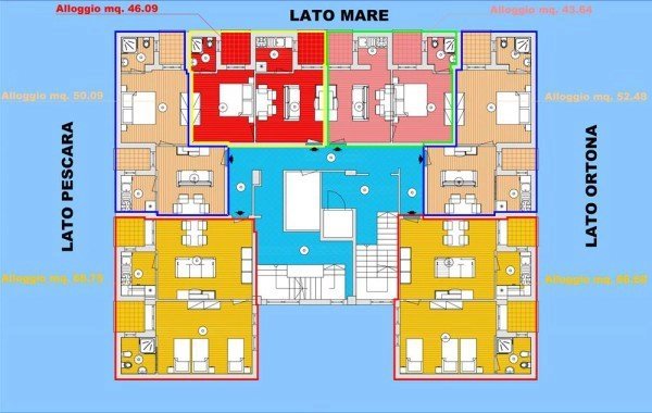 Lägenheter på stranden! Direkt tillgång till havet, pool, SPA, restaurang, vinbar, tennisbana etc. 43-74 kvm pris från 146.000 EUR.