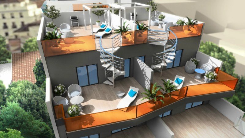 Nyproduktion, 25 lyxiga lägenheter i centrum, endast 100 m från Cura Beach!
1-3 sovrum, priser från 95 - 199 000 €. Nära allt!  Klart dec.-18