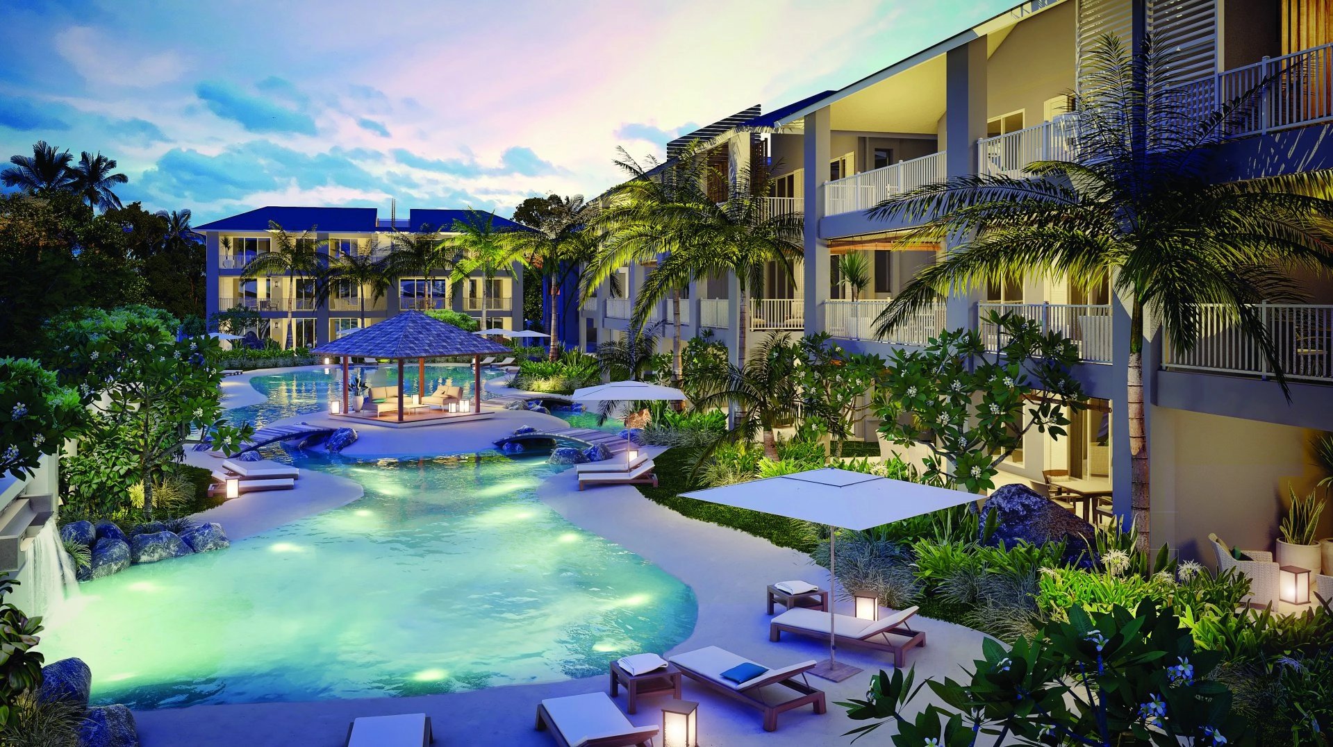 Un choix d'appartements et penthouses avec des caractéristiques tropicales de luxe