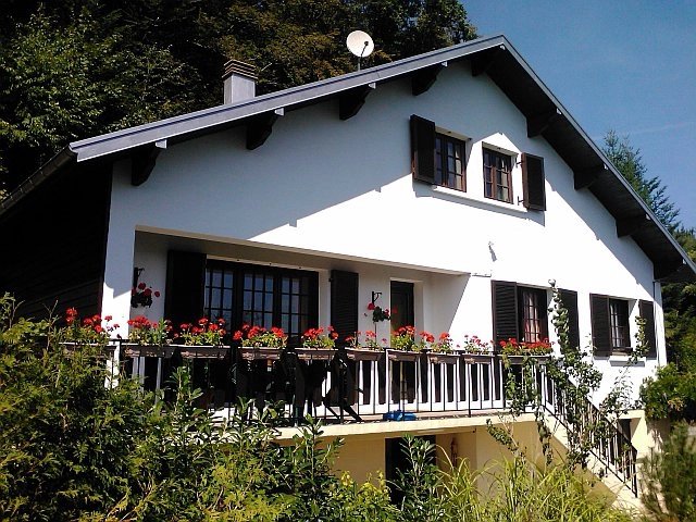 VOSGES - Above the village, large house with apartment