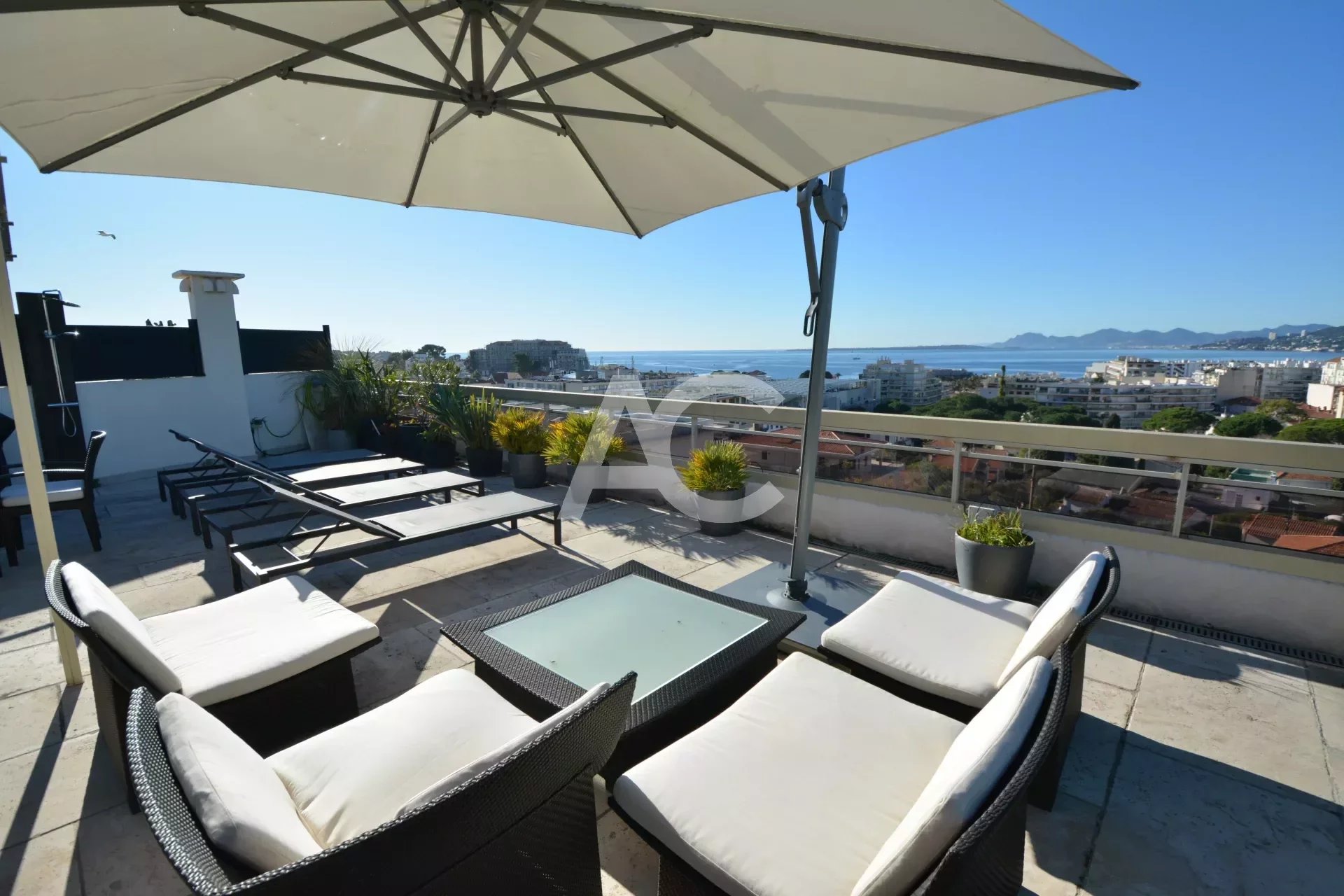 Exceptional apartment in a prestigious residence with pool and tennis - Juan les  Pins