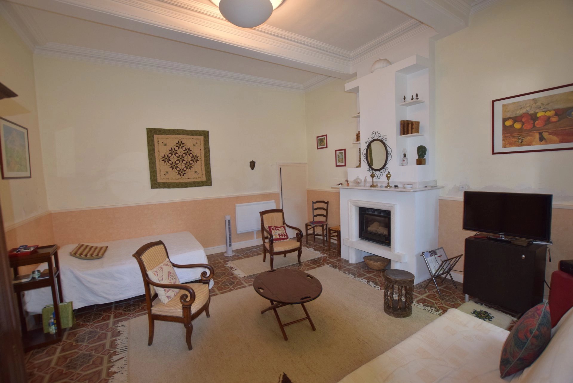 Living-room Fireplace Carpet Tile