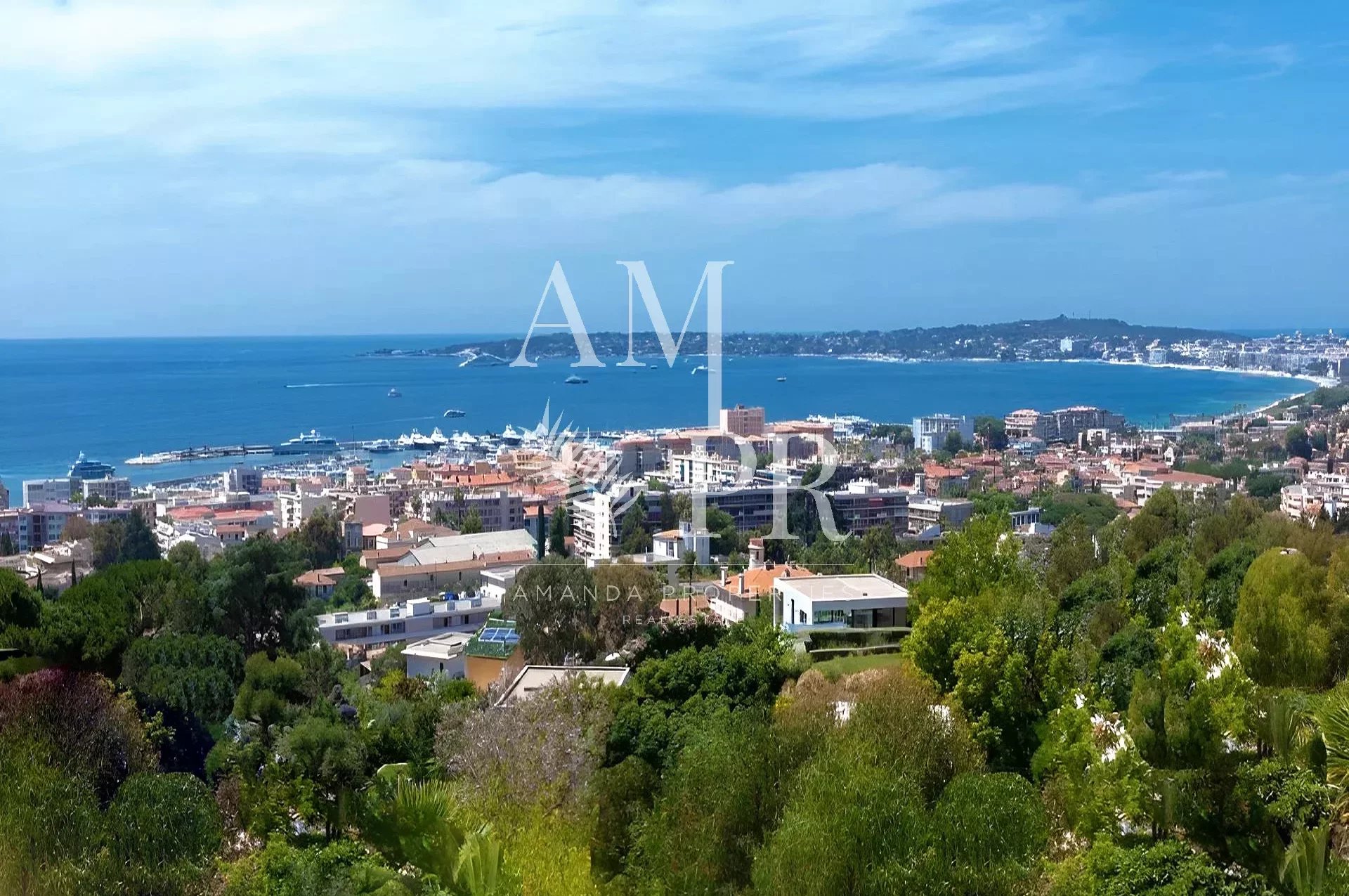 Villa design Riviera - Vue mer panoramique