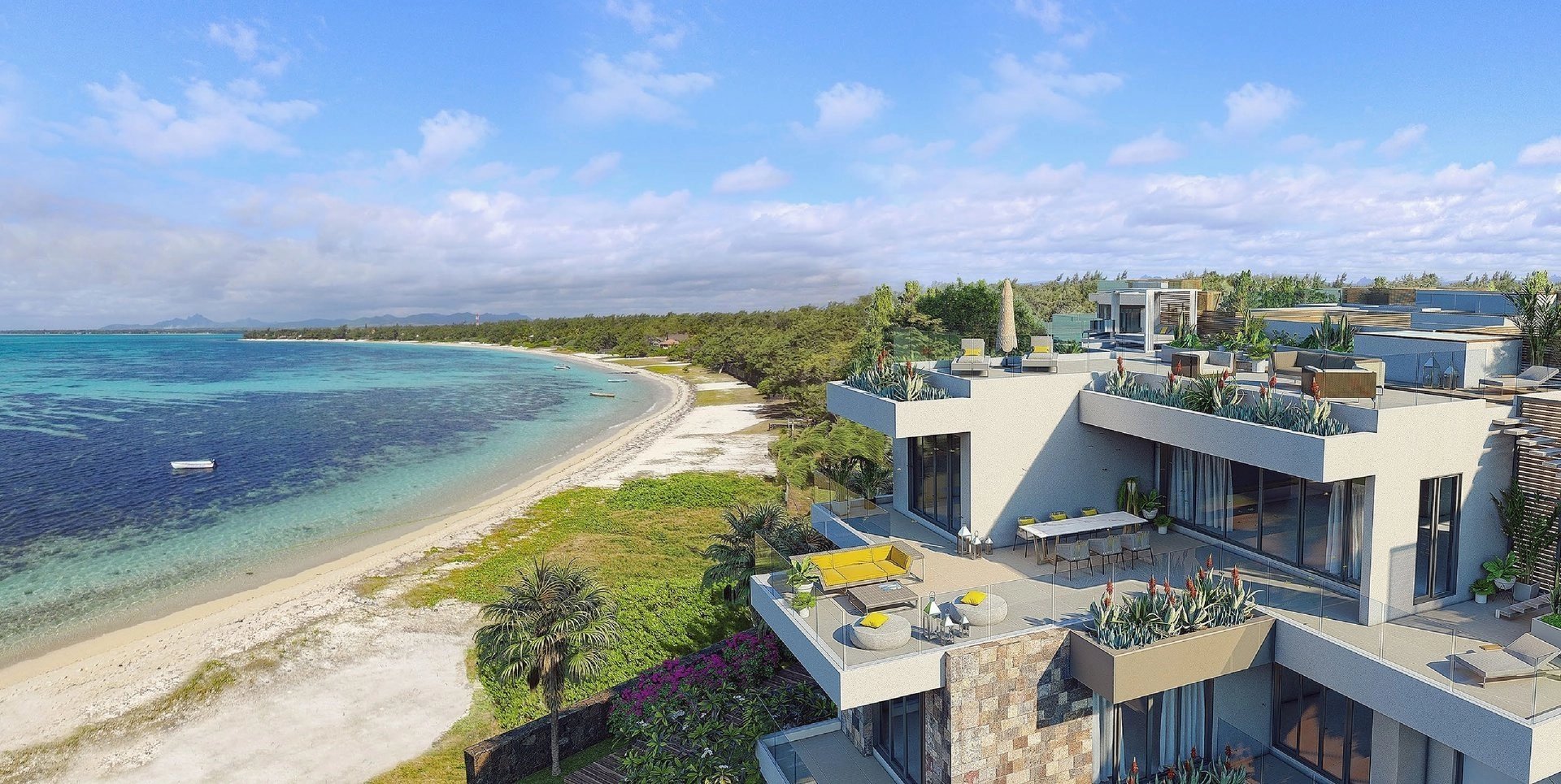 Luxury living in beachfront