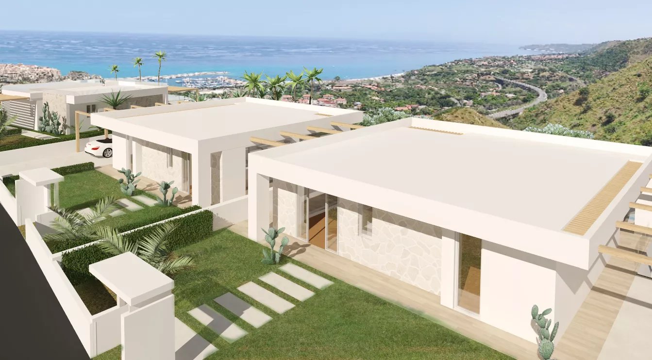 Mid construction villa with sea views