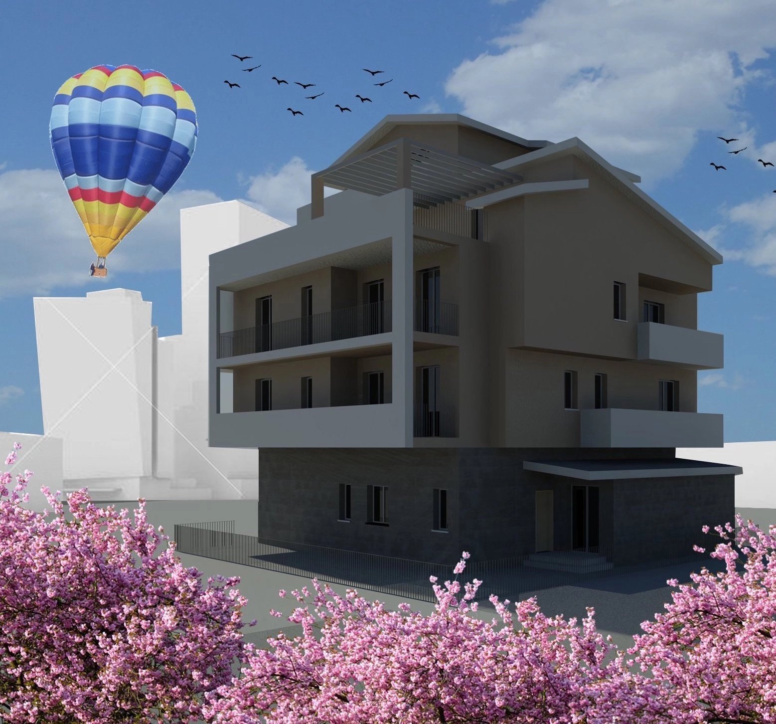 New development in Grottammare walking distance to the sea