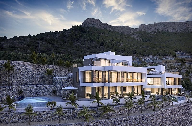 Nouvelles maisons modernes avec des vues panoramiques fantastiques