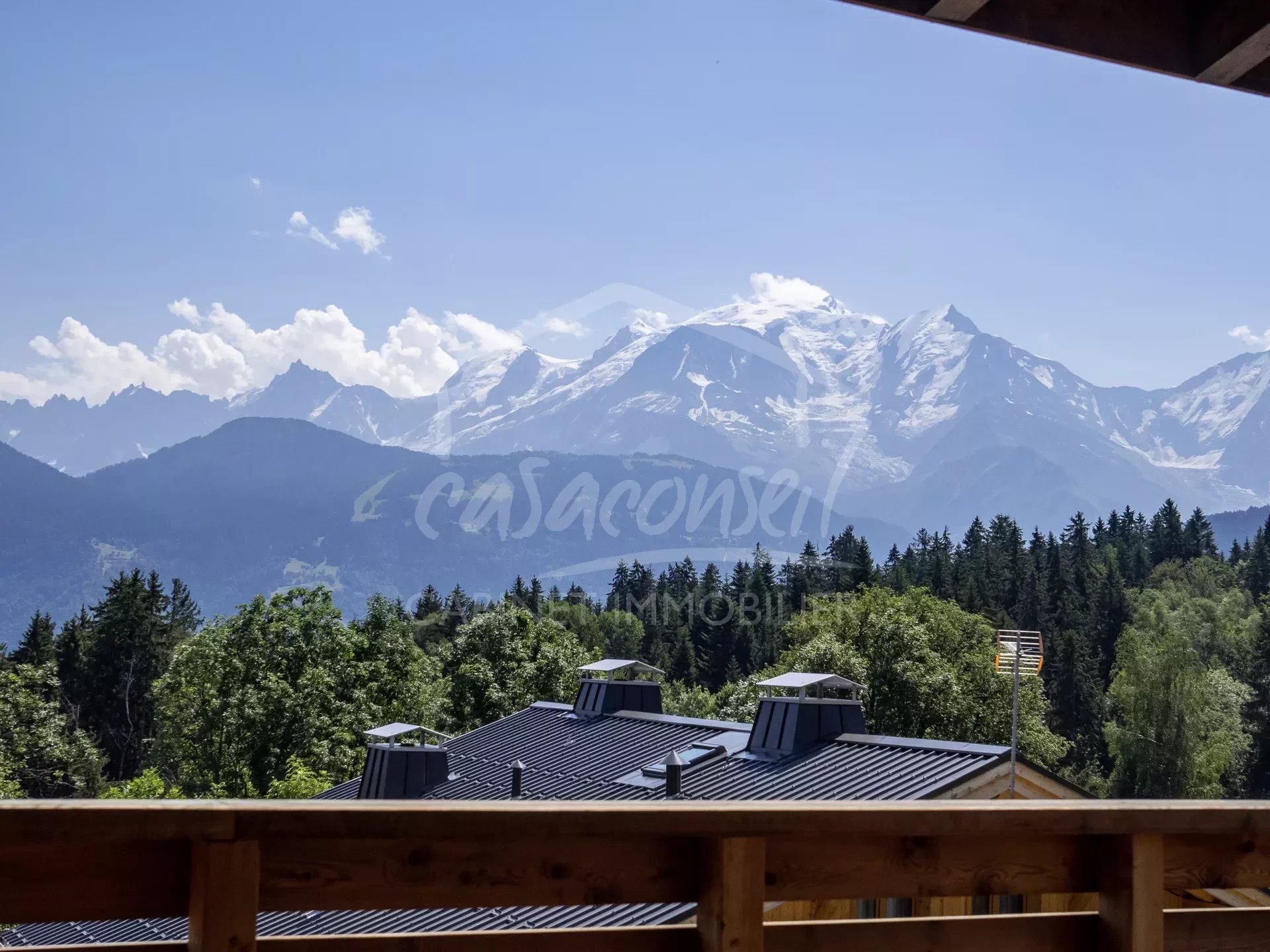 Combloux - Appartement 2 Niveaux vue Mt Blanc