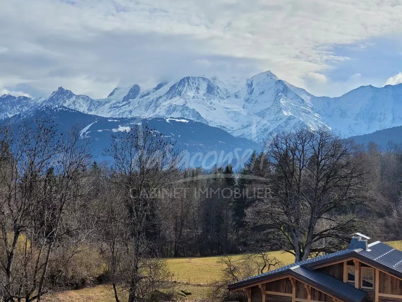 Combloux - Large  Appartement  face au Mont Blanc