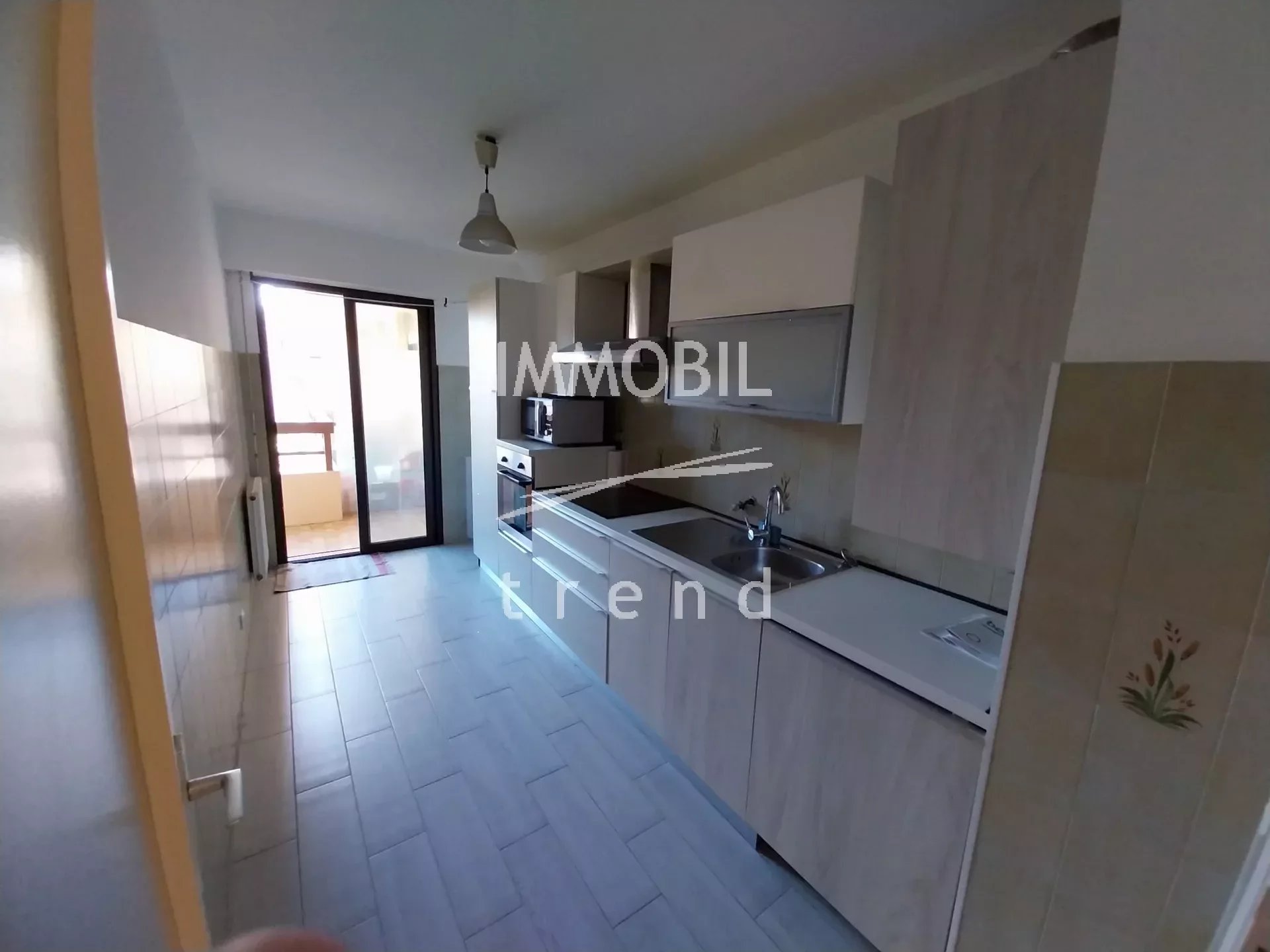 MENTON REAL ESTATE - 1 bedroom apartment for sale with balcony and cellar
