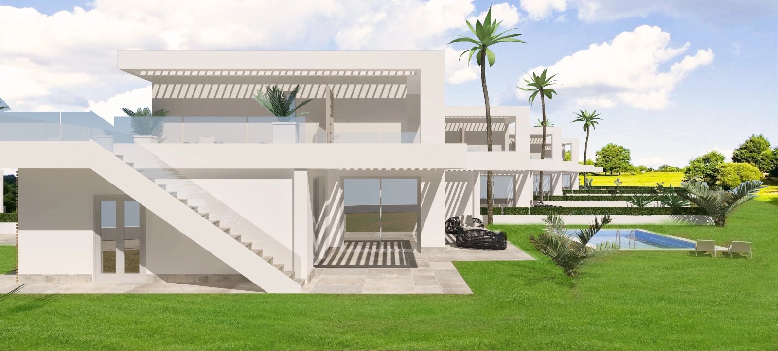 Villa with beach access - pool possible
