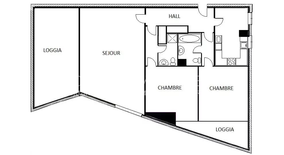 Mirabeau - Drei Zimmer Wohnung