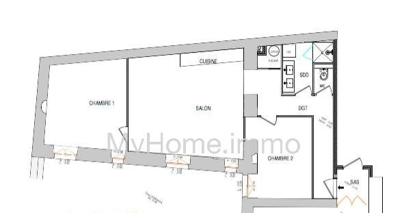 Nice - Desambrois - Appartement de 66 m²