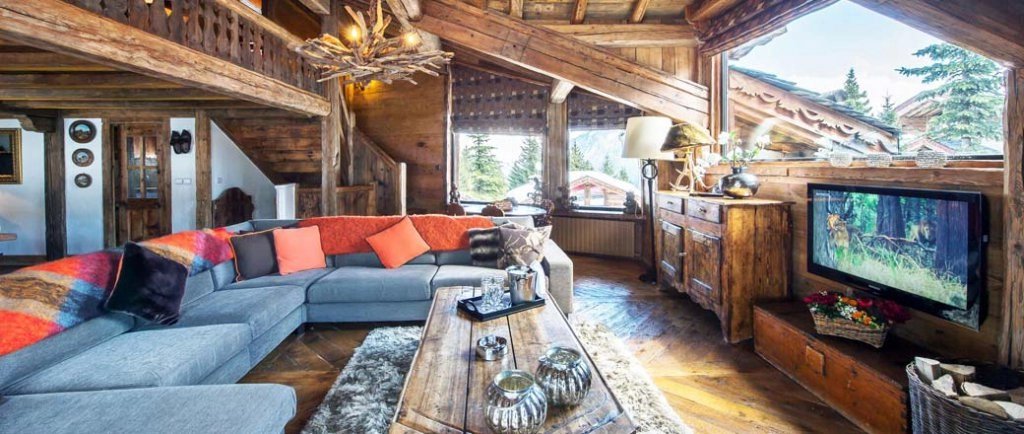 Living-room Chandelier Natural light Fireplace Wooden floor