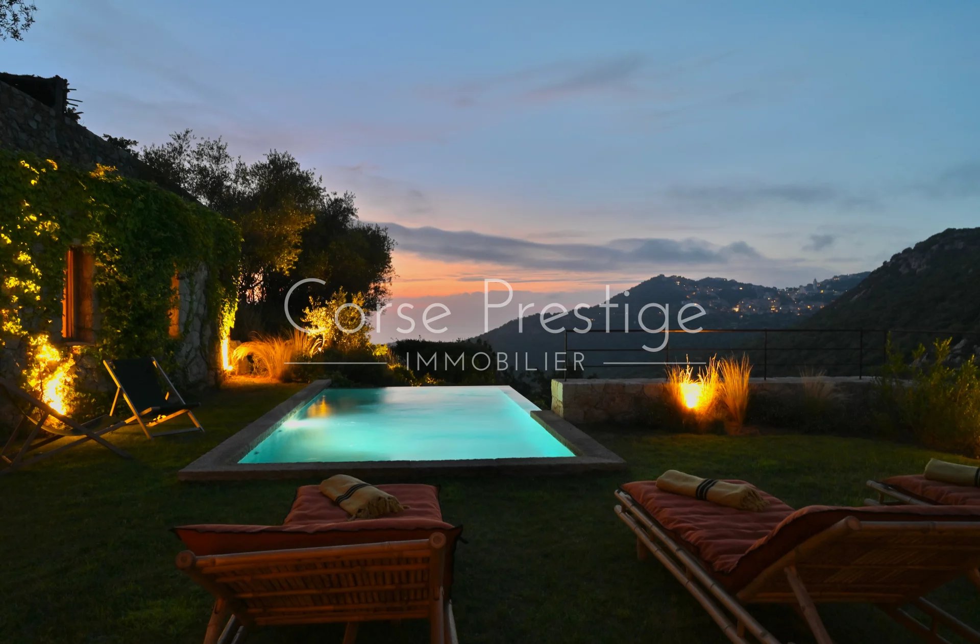 luxury villa for rent in balagne in one of the most beautiful village image7